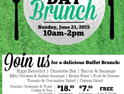 Father's Day Brunch At Sunnybrae Golf Club