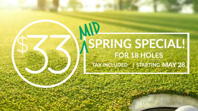 Sunnybrae Golf Club Port Perry Mid Spring Special 2016