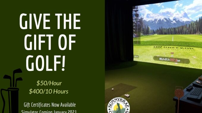 Give A Golf Simulator Gift Certificate